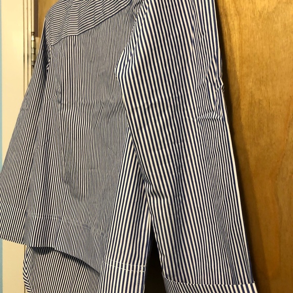 Funnel Neck Striped Shirt color Cobalt Classic 💕 - Picture 5 of 6